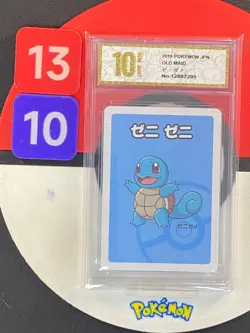 2019 Pokemon Playing Cards Japanese Old Maid Squirtle Grade10 - Image 1