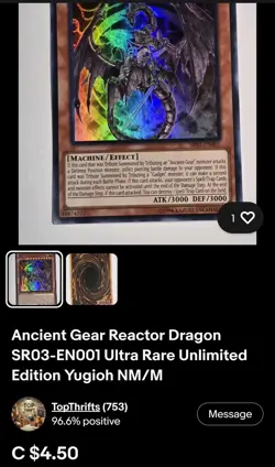 Yugioh TCG Card Lot ×6 Total - Image 2