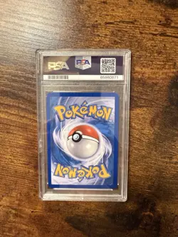 2010 Pokemon HeartGold SoulSilver Gyarados Holo Card #4 PSA 8 Cracked Ice - Image 2