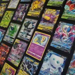 Pokemon Card Lot 100 OFFICIAL TCG Cards + Ultra Rare | VMAX GX EX VSTAR OR V! - Image 1