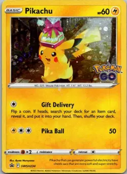 Pikachu Promo SWSH: Sword & Shield Promo Cards SWSH234 MP - Image 1