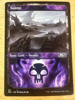 MTG Swamp Core Set 2021 311 Regular Common - Image 1