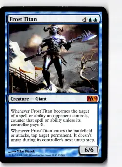 Frost Titan 55 Mythic Magic 2012 (M12) Magic: The Gathering Lightly Played - Image 1