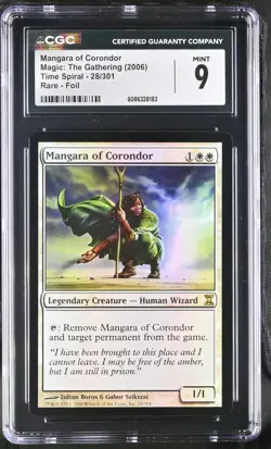MANGARA OF CORONDOR Time Spiral Foil Rare CGC 9 MTG EDH [Nostalgium] - Image 1