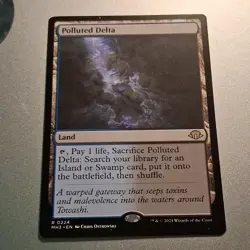 Polluted Delta x 1 - MTG -NM+ - MH3 0224 - Rare Land - Never Played! - Image 1
