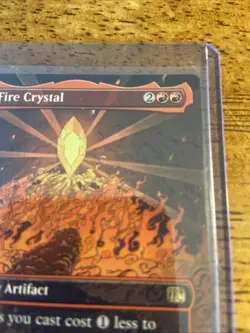 The Fire Crystal (Borderless) Final Fantasy Magic The Gathering MTG - Image 4