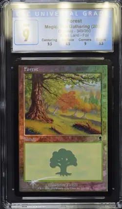 FOREST Odyssey Foil CGC 9 MTG [Nostalgium] - Image 1