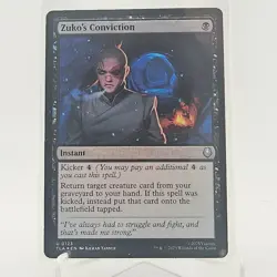 Zuko's Conviction FOIL TLA Avatar MTG 123 - Image 1