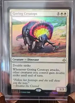Goring Ceratops Ixalan MTG Foil Near Mint - Image 3