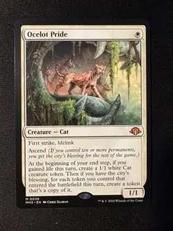 Magic: The Gathering Ocelot Pride Modern Horizons 3 Mythic Cat 038 Regular 2024… - Image 1