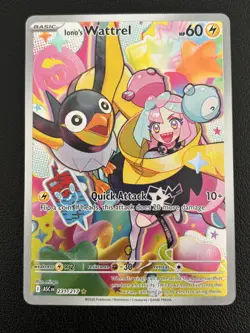 Iono's Wattrel 213/217 Ascended Heroes Illustration Rare Pokemon TCG - MINT - Image 1