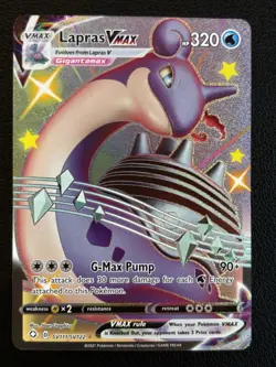 Lapras VMAX SV111/SV122 Rare Shiny VMAX Shining Fates Pokemon TCG - Mint - Image 1