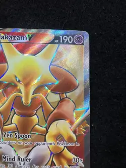Pokemon Alakazam V Full Art 172/185 from Vivid Voltage in LP+/NM- condition! - Image 3