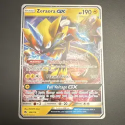 Pokemon Zeraora GX 86/214 Sm-Lost Thunder Ultra Rare Holo World Championship - Image 1