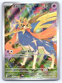 Zacian 100/094 Illustration Rare Phantasmal Flames Pokemon Near Mint - Image 1