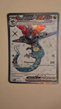 Dragapult EX 200/167 Ultra Rare Holo Pokemon TCG Twilight Masquerade - Image 1