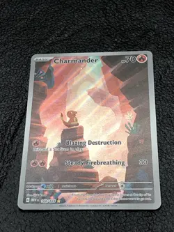 B6 Charmander 168/165 Scarlet & Violet 151 Holo Pokemon Card Mew - Image 1