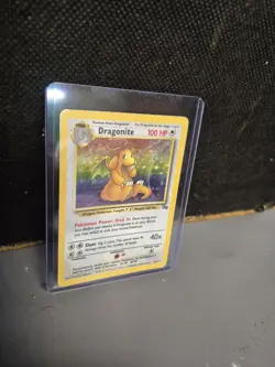 Dragonite 4/62 Holo Rare Base Set 2 Pokemon TCG 2000 Vintage LP - Image 5