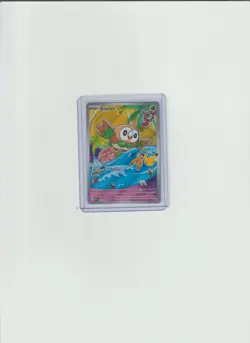 Rowlet 43 First Partner Illustration Rare Pokemon 30th Anniversary MEP 043 NM - Image 1
