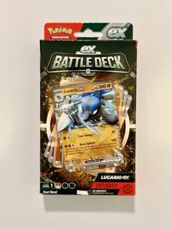 Lucario ex Battle Deck - Pokemon TCG - New - Factory Sealed - Image 1