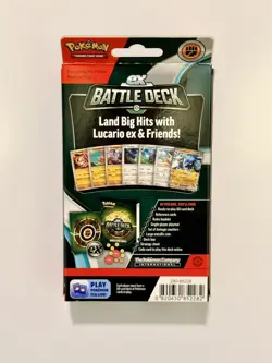 Lucario ex Battle Deck - Pokemon TCG - New - Factory Sealed - Image 2
