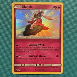 Pokemon Diancie Baby Shiny Holo Rare Hidden Fates: Shiny Vault SV36/SV94 - Image 1