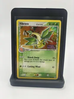 Pokemon TCG Vibrava Holo 54/110 EX Holon Phantoms Delta Species 2006 - DMG - Image 1