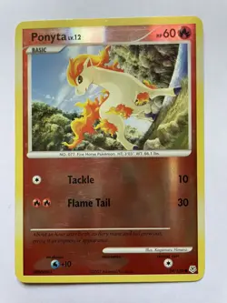 Ponyta 94/130 MP-LP Reverse Holo Common Diamond Pearl 2007 Pokemon TCG - Image 1