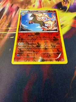 Rapidash 15/106 LP Reverse Holo Flashfire 2014 Pokemon TCG - Image 2