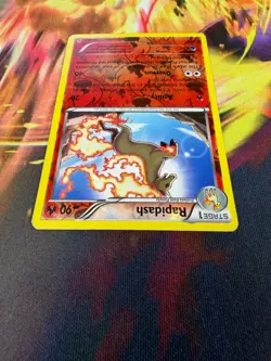 Rapidash 15/106 LP Reverse Holo Flashfire 2014 Pokemon TCG - Image 3