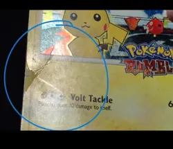 2009 POKEMON RUMBLE #7/16 PIKACHU Holo SWIRL RARE - Image 4