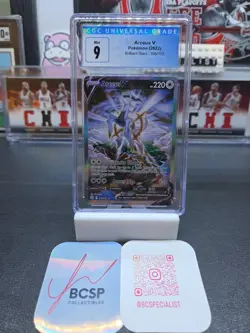 CGC 9 Arceus V 166/172 Pokemon Brilliant Stars Alt Art Alternate Sword Shield - Image 3