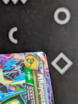 M Rayquaza EX (61) 61/108 XY - Roaring Skies Pokemon MP Holo CREASE - Image 3