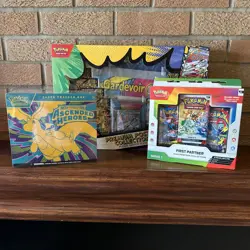 Pokemon TCG Sealed Lot of 3-Gardevoir Premium Poster, AH ETB, First Partner - Image 3