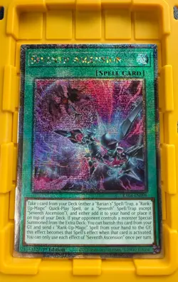 Yu-Gi-Oh! Seventh Ascension RA04-EN098 Quarter Century 1st Ed Holo Spell Konami - Image 1