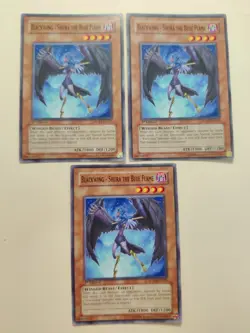 3x Blackwing - Shura the Blue Flame RGBT-EN011 Common 1st Ed LP - Image 1