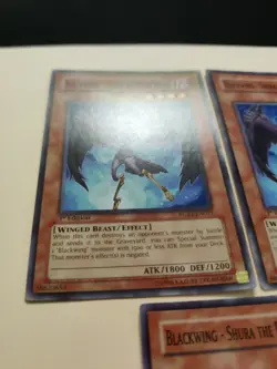 3x Blackwing - Shura the Blue Flame RGBT-EN011 Common 1st Ed LP - Image 2