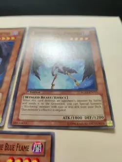 3x Blackwing - Shura the Blue Flame RGBT-EN011 Common 1st Ed LP - Image 3