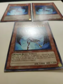 3x Blackwing - Shura the Blue Flame RGBT-EN011 Common 1st Ed LP - Image 4