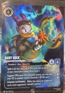 Lorcana - Daisy Duck - Paranormal Investigator - Set Champ Top 8 Promo 24/P3 - Image 3