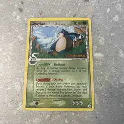 Pokemon TCG Snorlax Dragon Frontiers Holo Rare Card 10/101 - Image 2