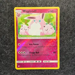 Wigglytuff Reverse Holo 135/214 Unbroken Bonds Rare Pokemon TCG Cute Card - Image 1