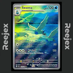 Swanna - 110/086 - Illustration Rare - White Flare - Pokemon Card - NM/M - Image 1
