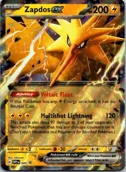 Zapdos ex #049 SV: Scarlet & Violet Promo Cards Promo Pokemon TCG NM - Image 1
