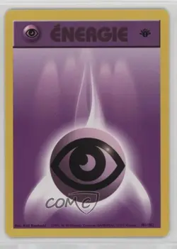 Psychic Energy French 1st Ed. Pokemon Base Set #101 1999 - Image 1