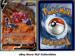 2023 Pokemon, Crown Zenith Galarian Gallery, #GG49/GG70 Drapion V, Ultra Rare - Image 1
