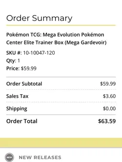 Mega Evolution Pokemon Center Elite Trainer Box ETB Gardevoir PRESALE - Image 5