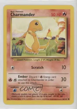 Charmander 1999-2000 Printing Pokemon Base Set #46 1999 - Image 1