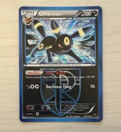 Pokemon TCG Umbreon Plasma Freeze 64/116 Holo Rare - Image 1