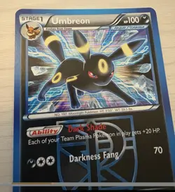Pokemon TCG Umbreon Plasma Freeze 64/116 Holo Rare - Image 3